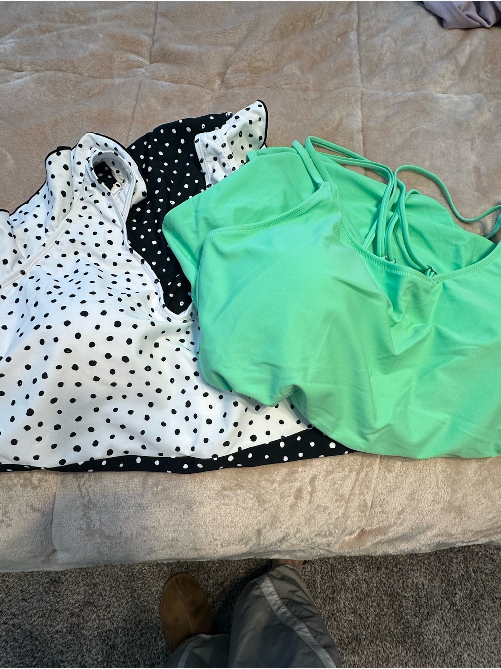 Lot of 2 3X swimsuits by White Birch